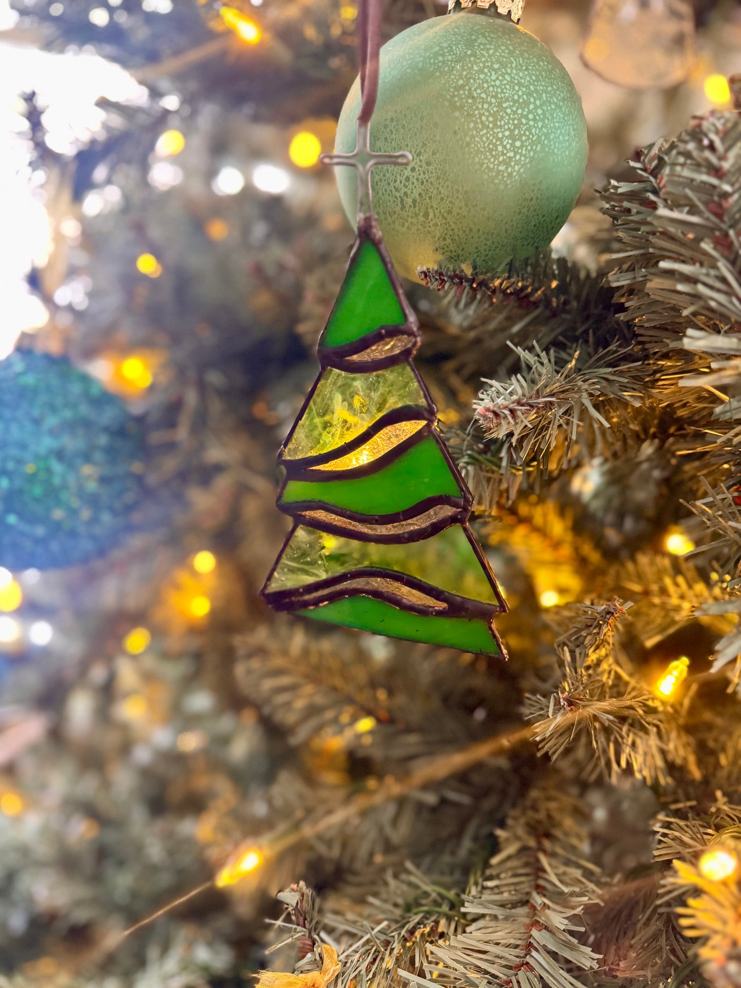 LIMITED QUANTITIES Handmade Stained Glass Ornaments by Trevor McClements