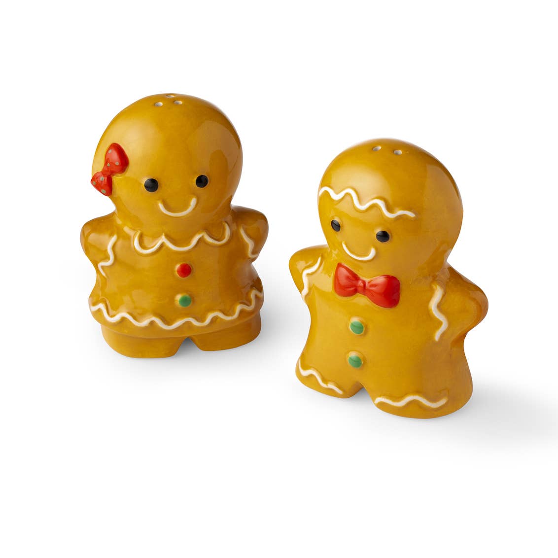 Gingerbread Salt & Pepper Shakers – Holiday Table Décor