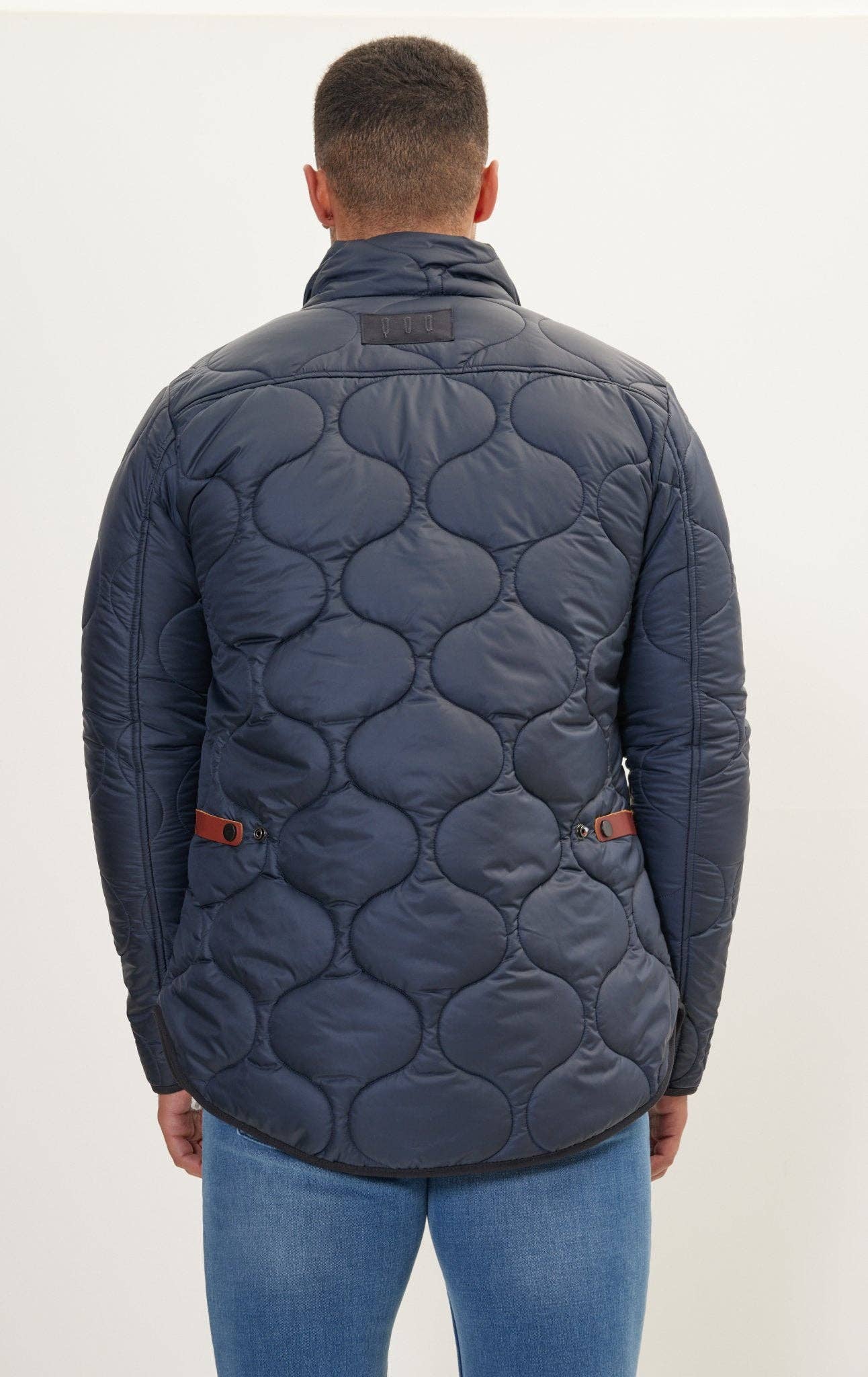 Men’s NYC Quilted Jacket – Navy