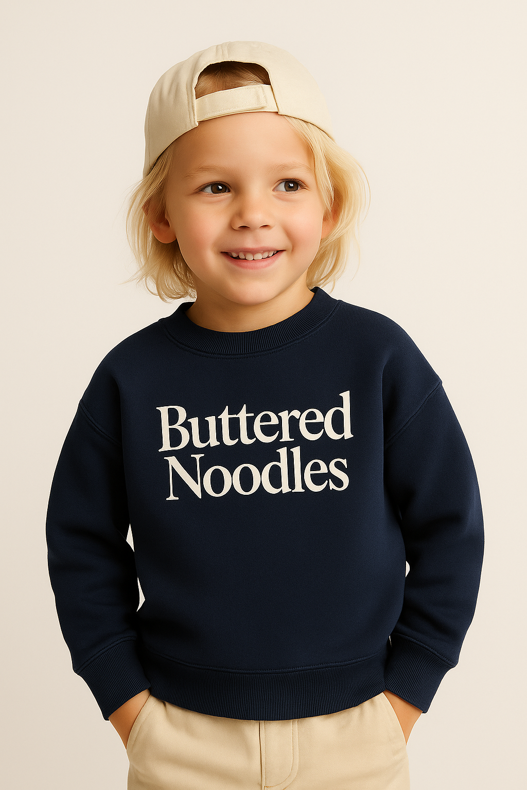 Kids Buttered Noodles Crewneck Sweatshirt