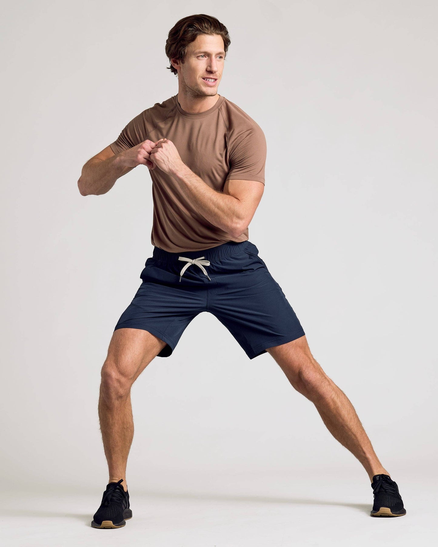 True Classic Navy 9" Active Quick Dry Shorts