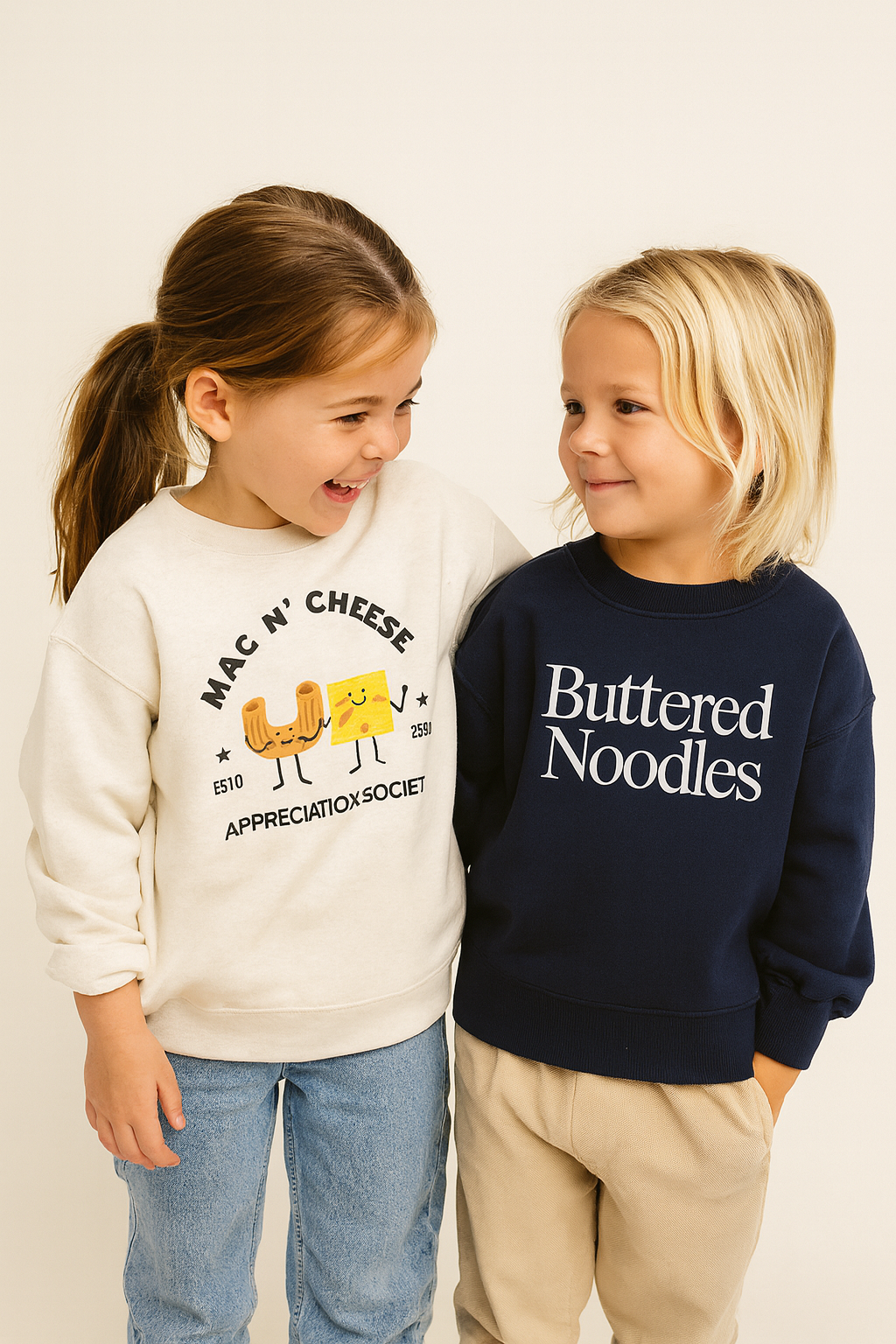Kids Mac & Cheese Appreciation Sweatshirt