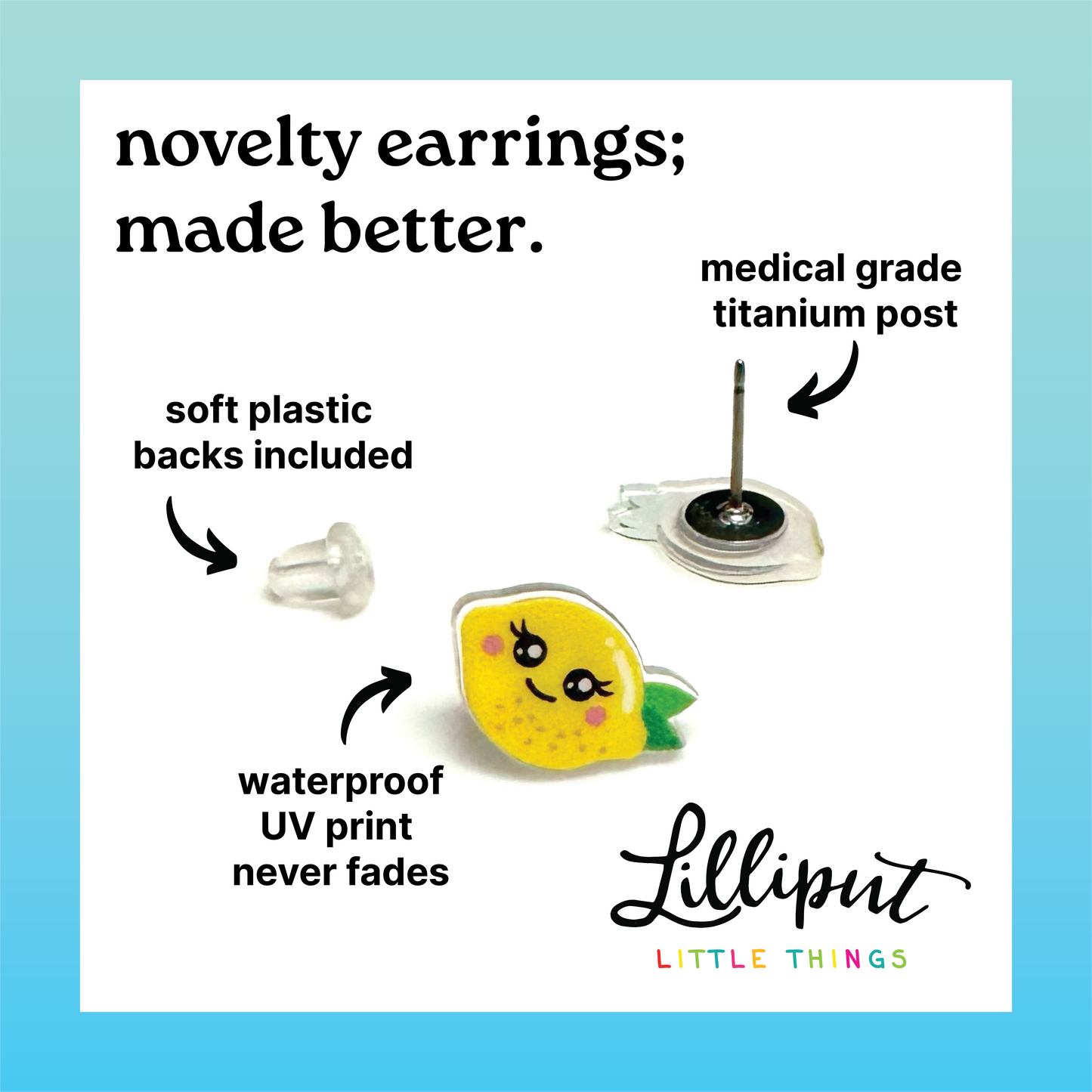 Kawaii Taco Earrings // Cinco de Mayo