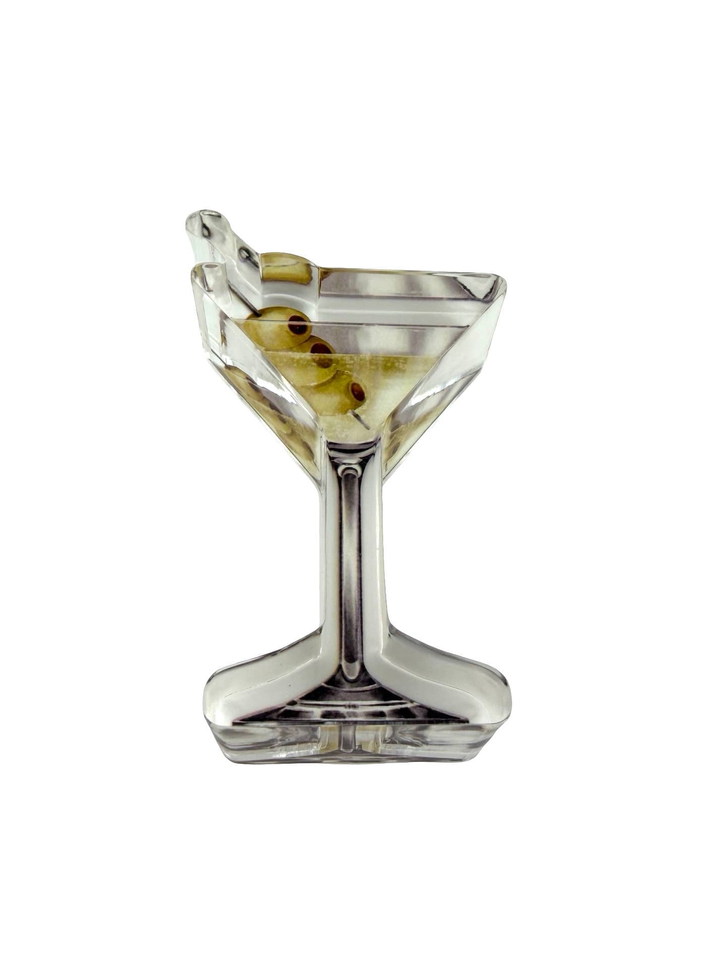Acrylic Napkin Weight, Martini