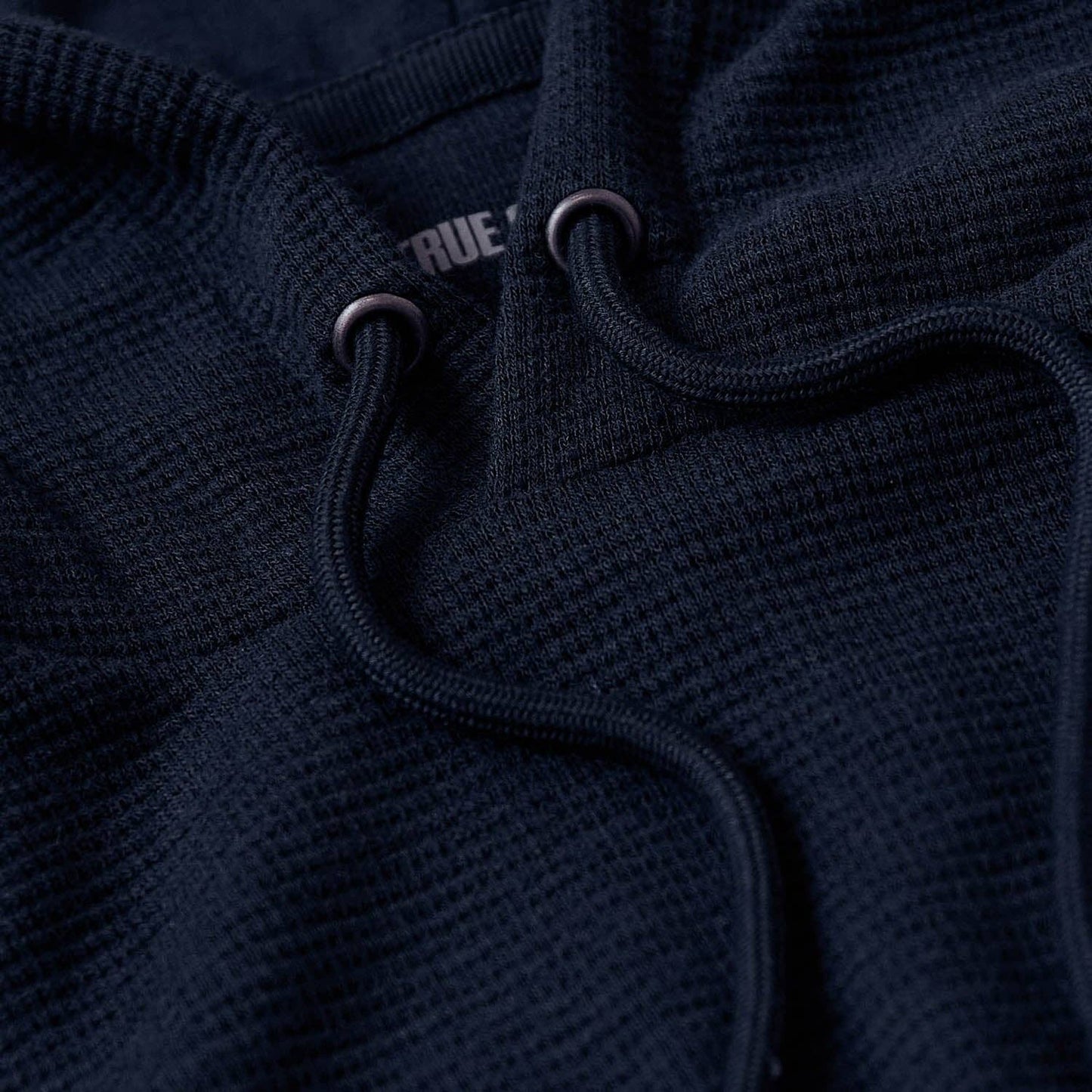 Men's Navy Waffle Hoodie