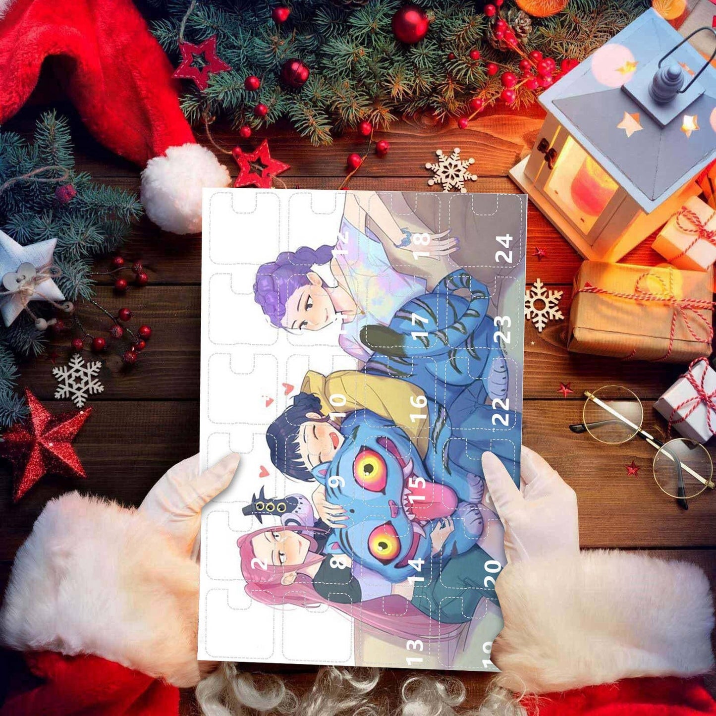K-Pop Demon Hunters Christmas Advent Calendar Blind Box