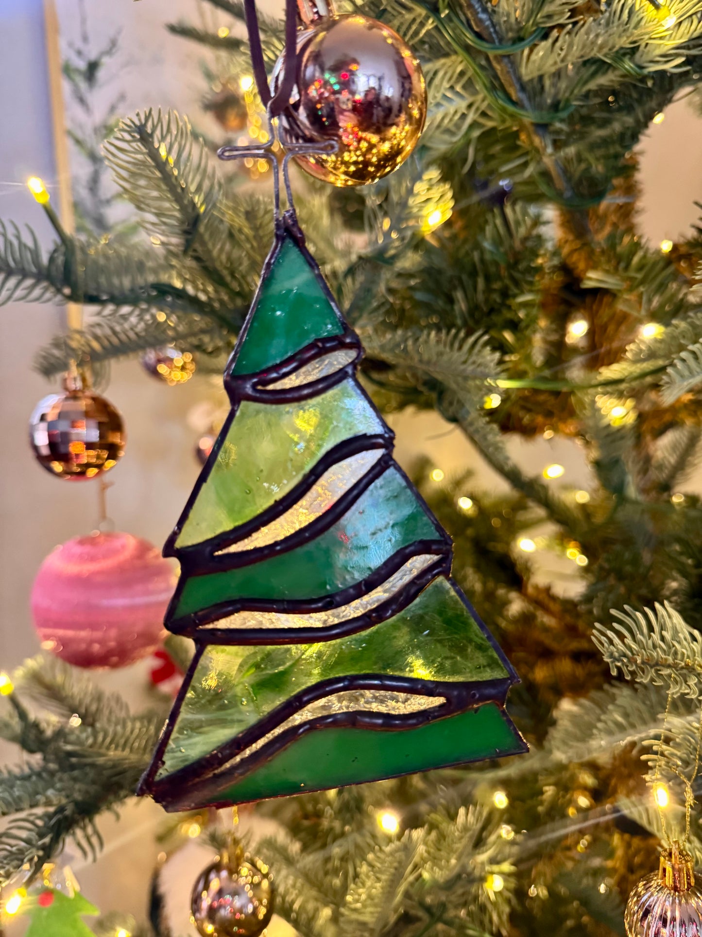 LIMITED QUANTITIES Handmade Stained Glass Ornaments by Trevor McClements