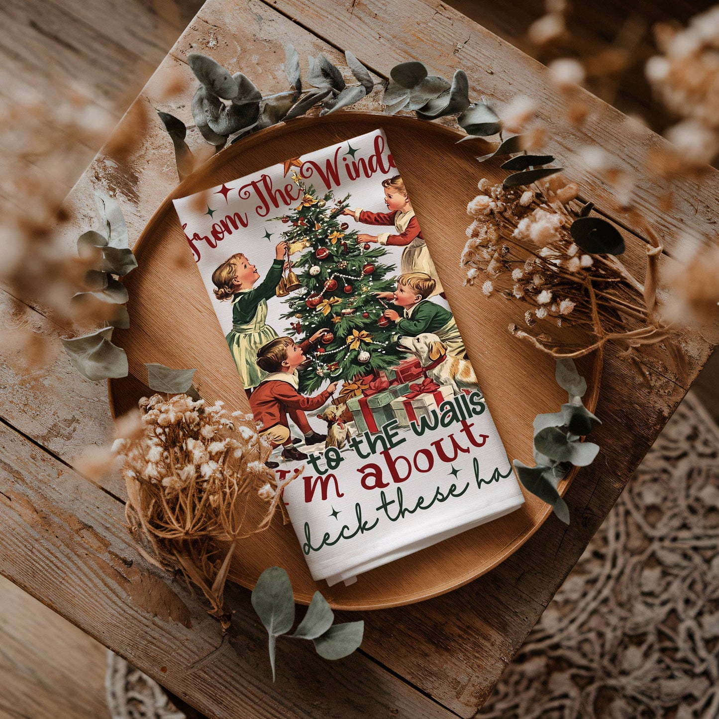 Griswold Christmas Decor | Jolliest Bunch | Tree Farm Towel