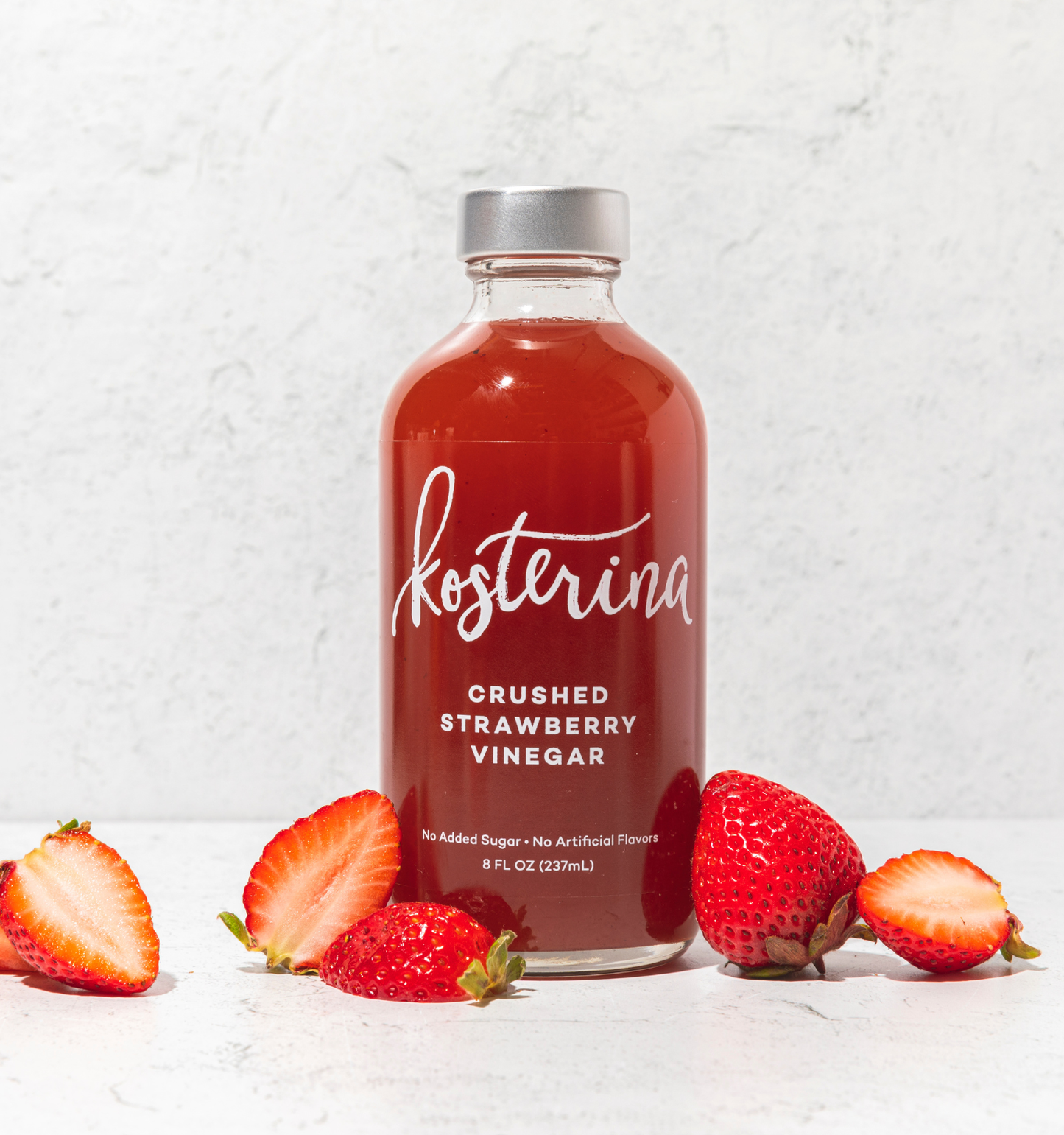 Kosterina Crushed Strawberry Vinegar (8oz)