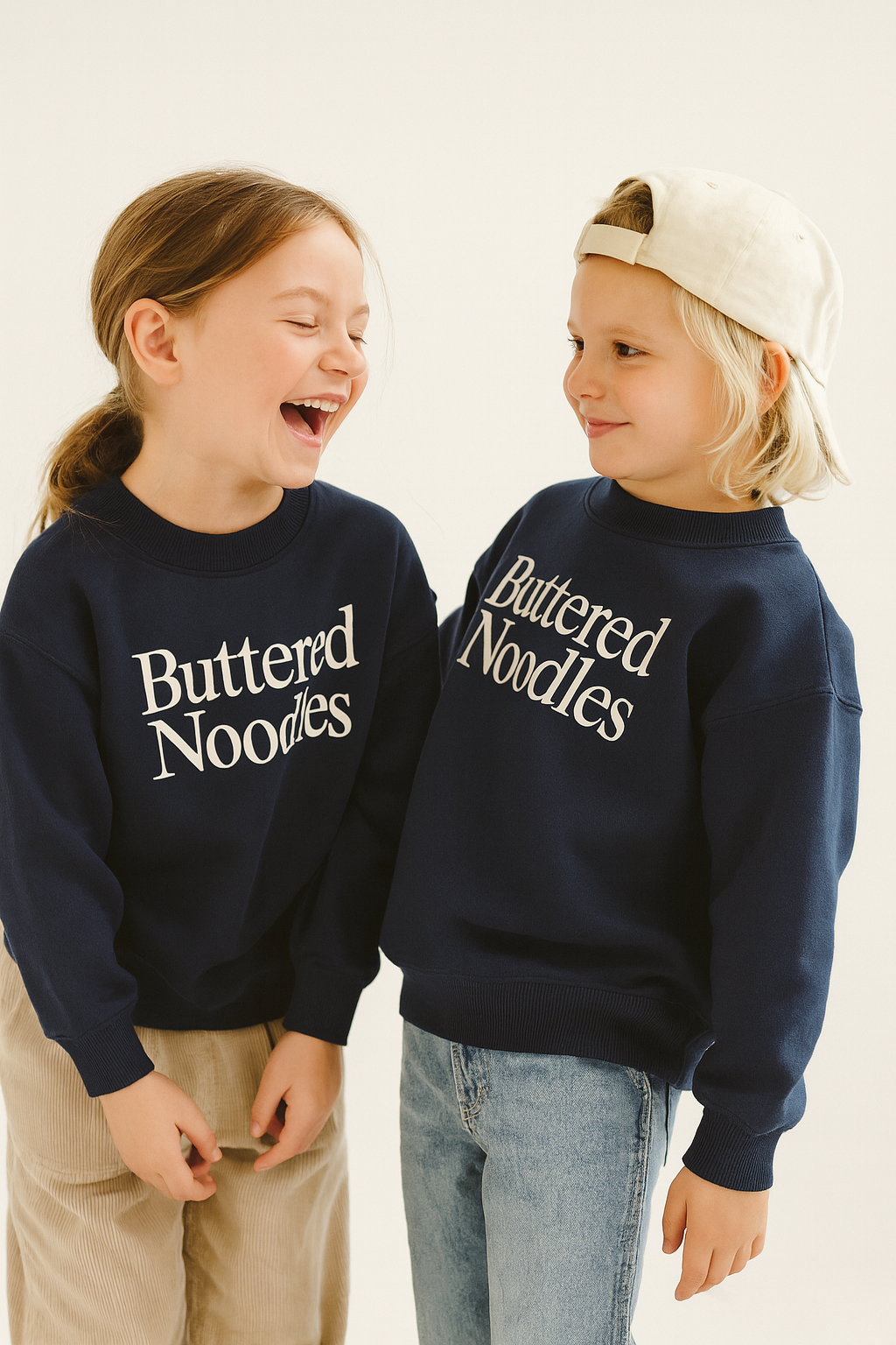 Kids Buttered Noodles Crewneck Sweatshirt