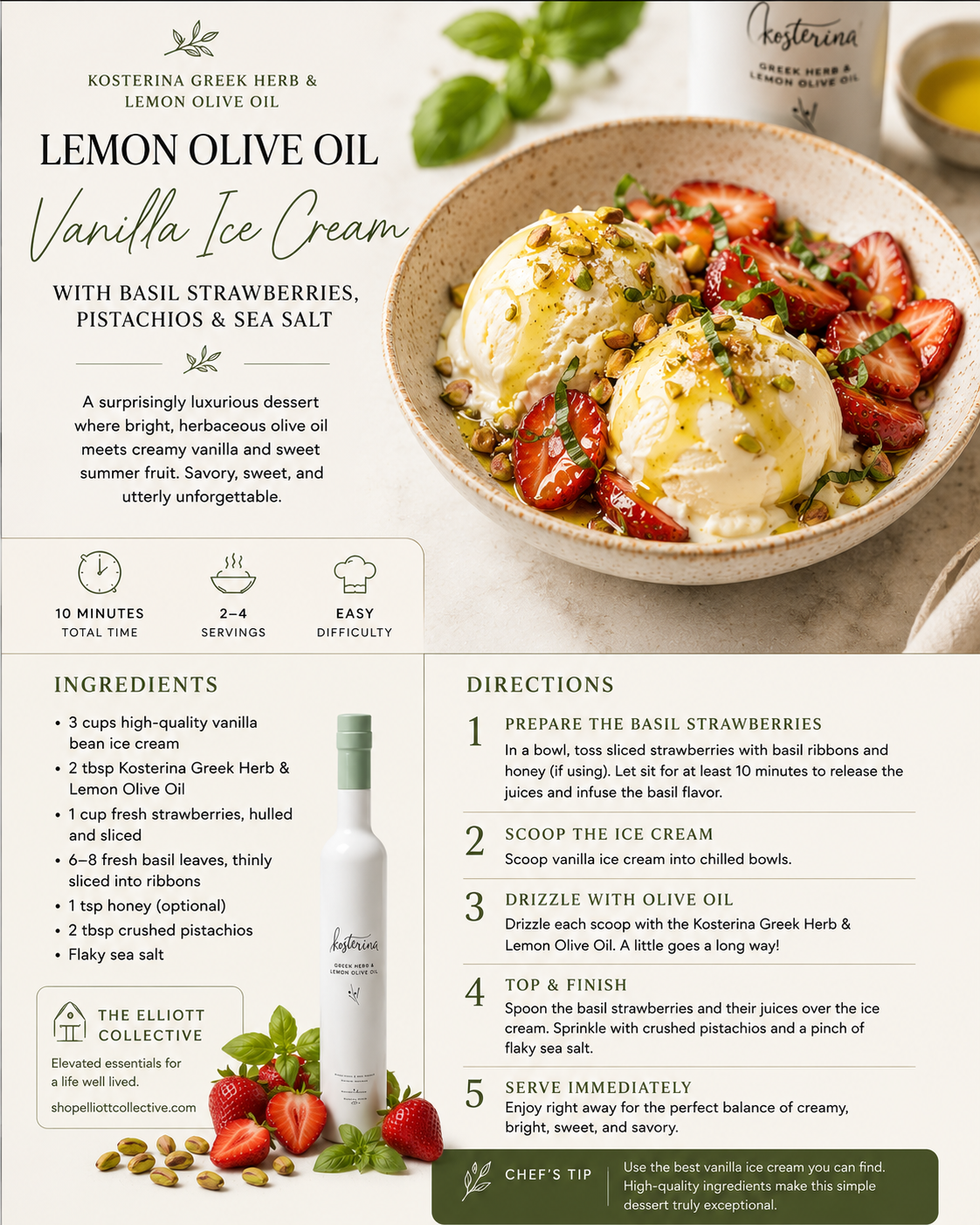 Greek Herb & Lemon Olive Oil (375ml)