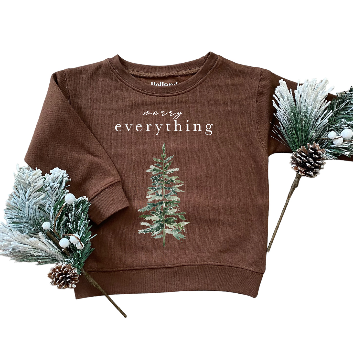 🎄 Merry Everything | Toddler, Kids & Adult Christmas Sweatshirt