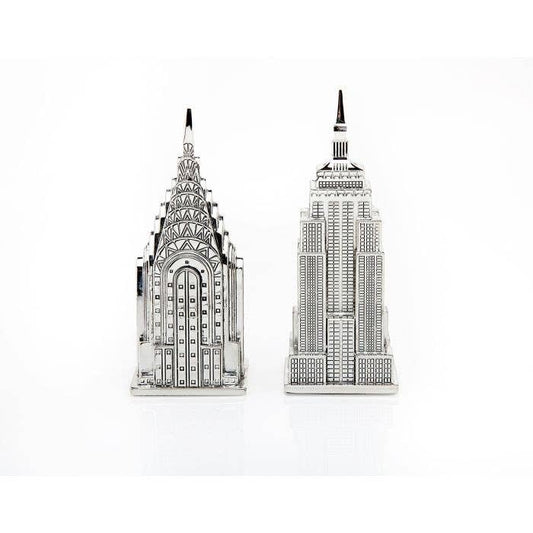 Empire State & Chrysler Building Salt & Pepper Shakers – Designer Collectible Set