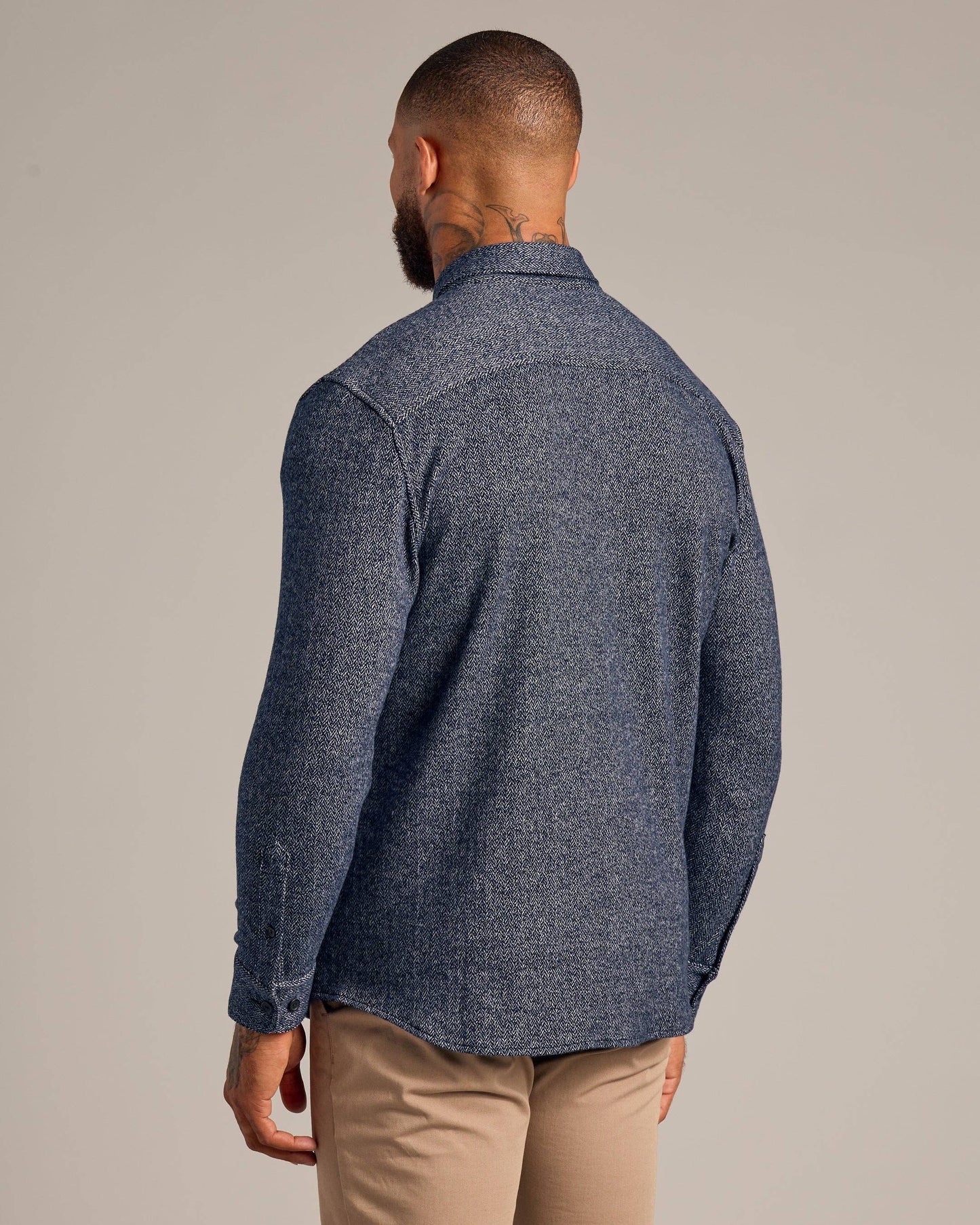 Navy Shirt Jacket