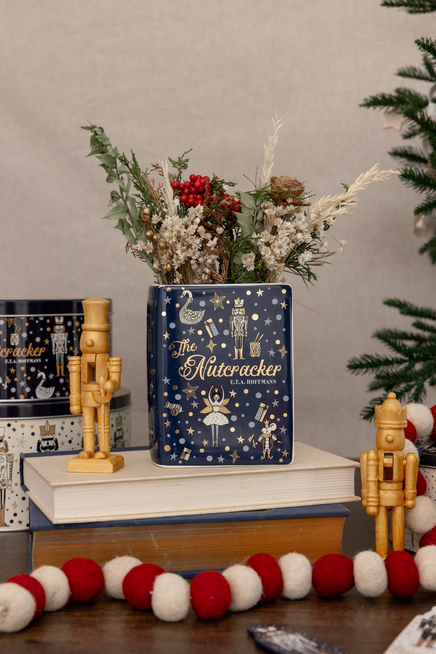 Small Holiday Book Vase, The Nutcracker