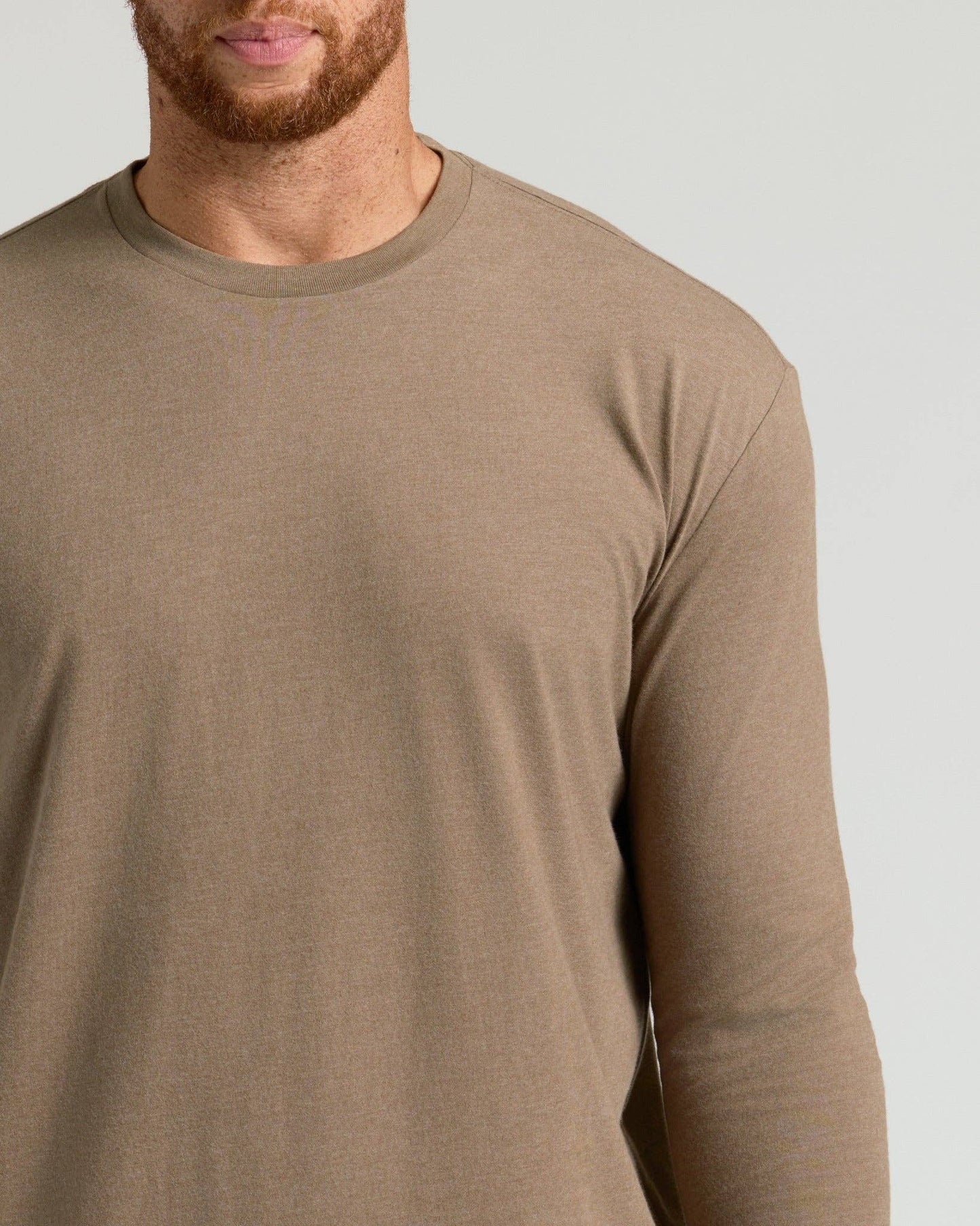 Dark Heather Sagewood Tall Long Sleeve T-Shirt
