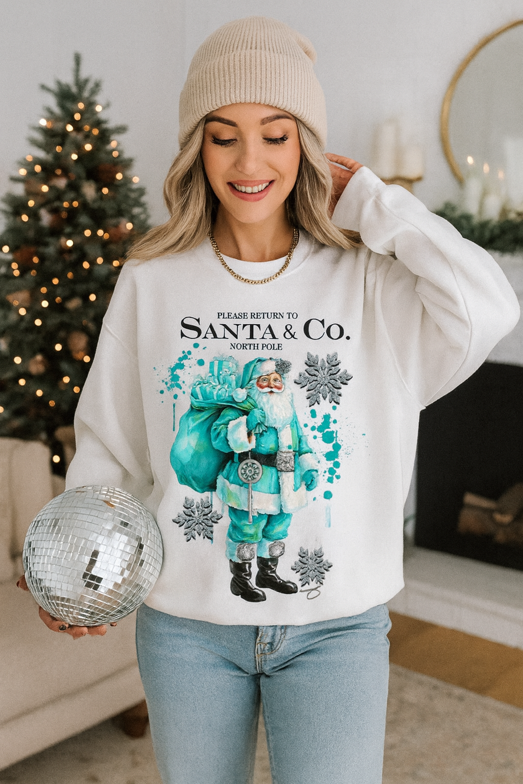 Christmas Santa & Co Crewneck Sweatshirt