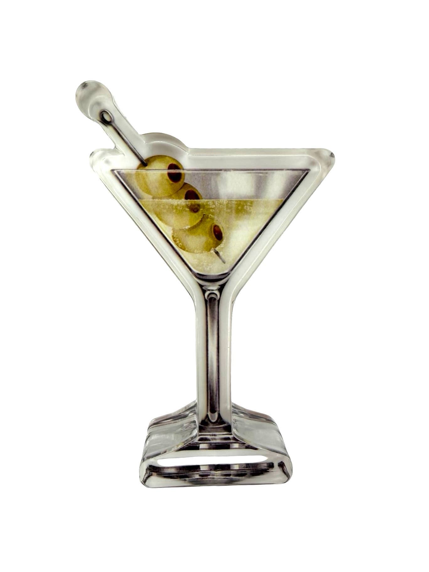 Acrylic Napkin Weight, Martini