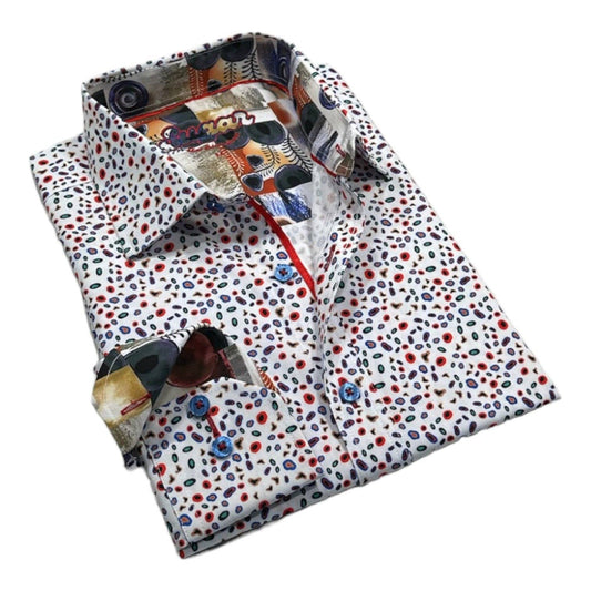 Medley Patterned Button-Down Shirt