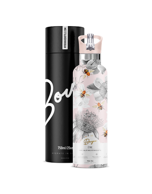 Être – Bee Floral Insulated Water Bottle | 25oz