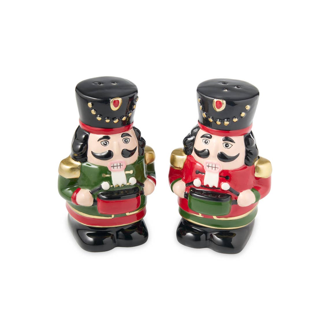Nutcracker Salt & Pepper Shaker Set – Holiday Table Décor