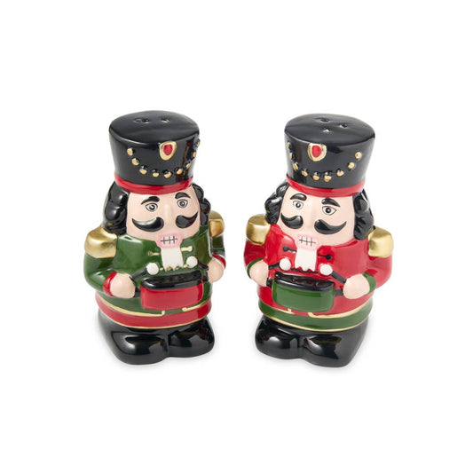 Nutcracker Salt & Pepper Shaker Set – Holiday Table Décor