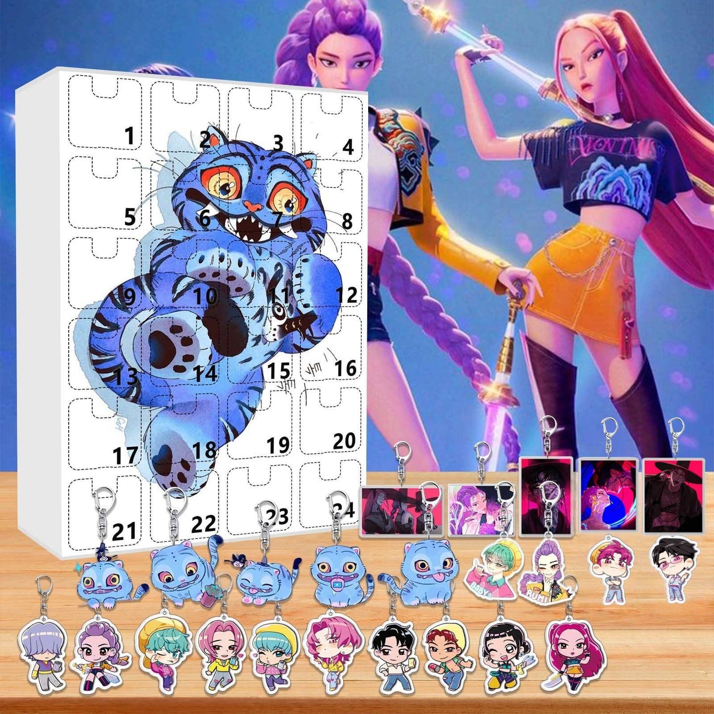 K-Pop Demon Hunters Christmas Advent Calendar Blind Box