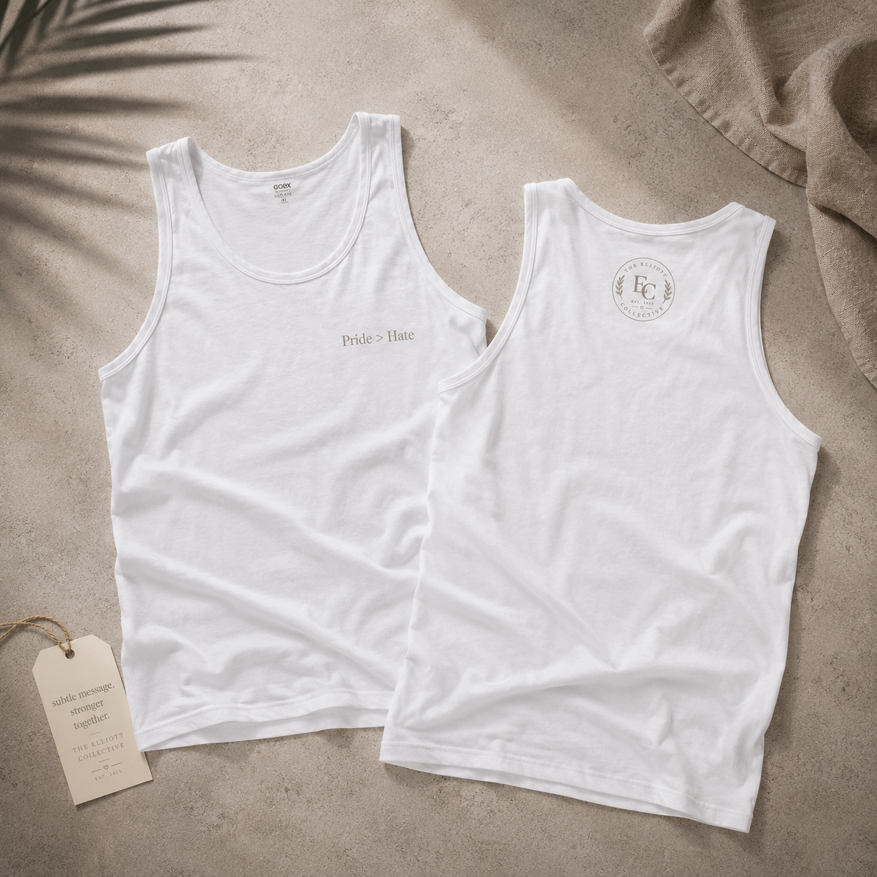 Pride > Hate Unisex Triblend Tank