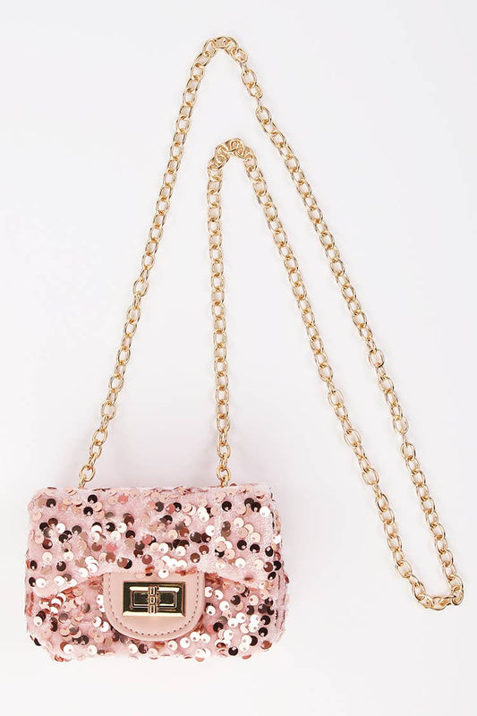 Sequin purse