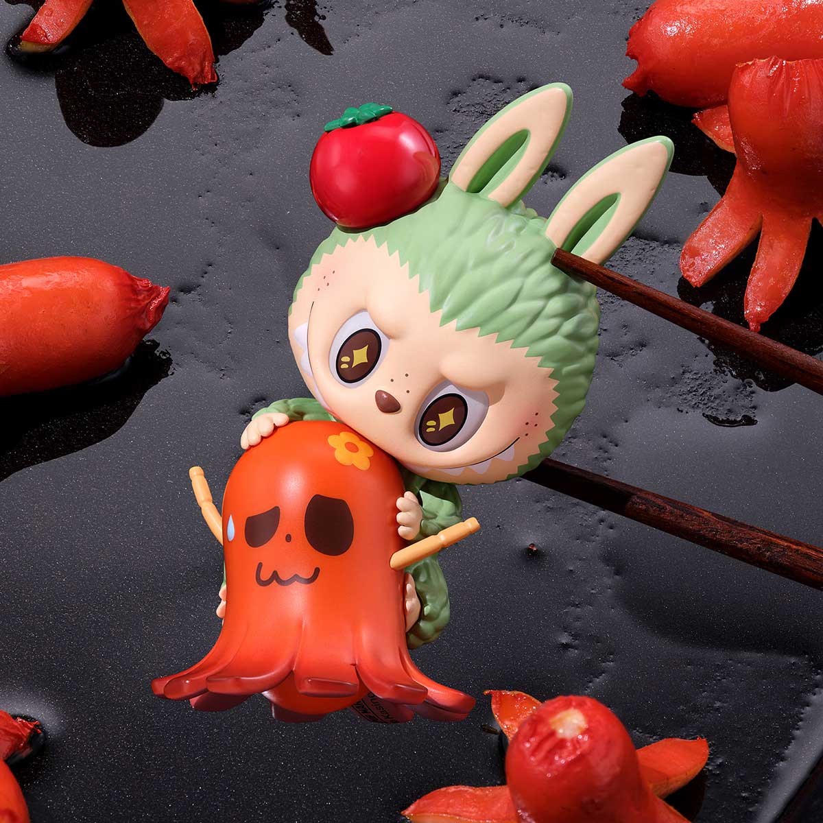 POP MART THE MONSTERS Wacky Mart Blind Box Series – Authentic Labubu Collectible Figure, Cup Noodle Edition, Surprise Toy