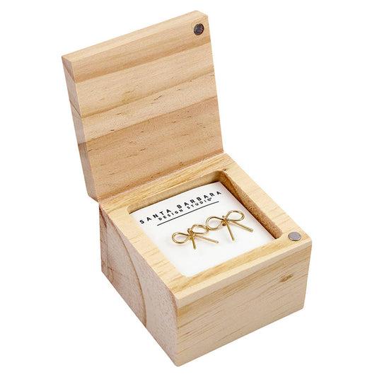 Treasure Box Bow Earring - Beautiful Things