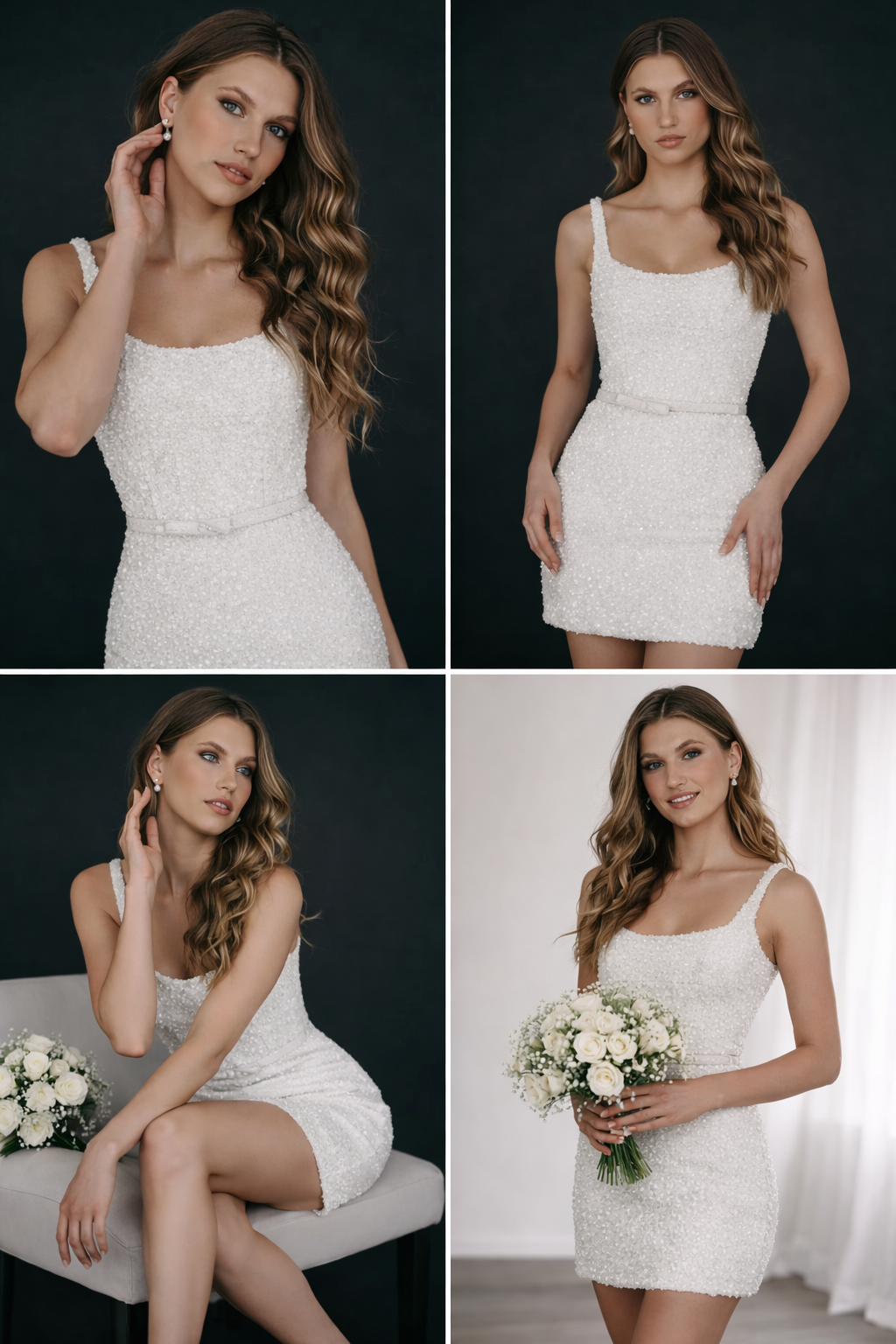 Classic Beaded Bridal Gown