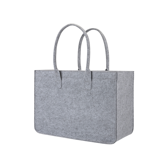Felt Shopper Tote, Reusable Shopping Bag - Large