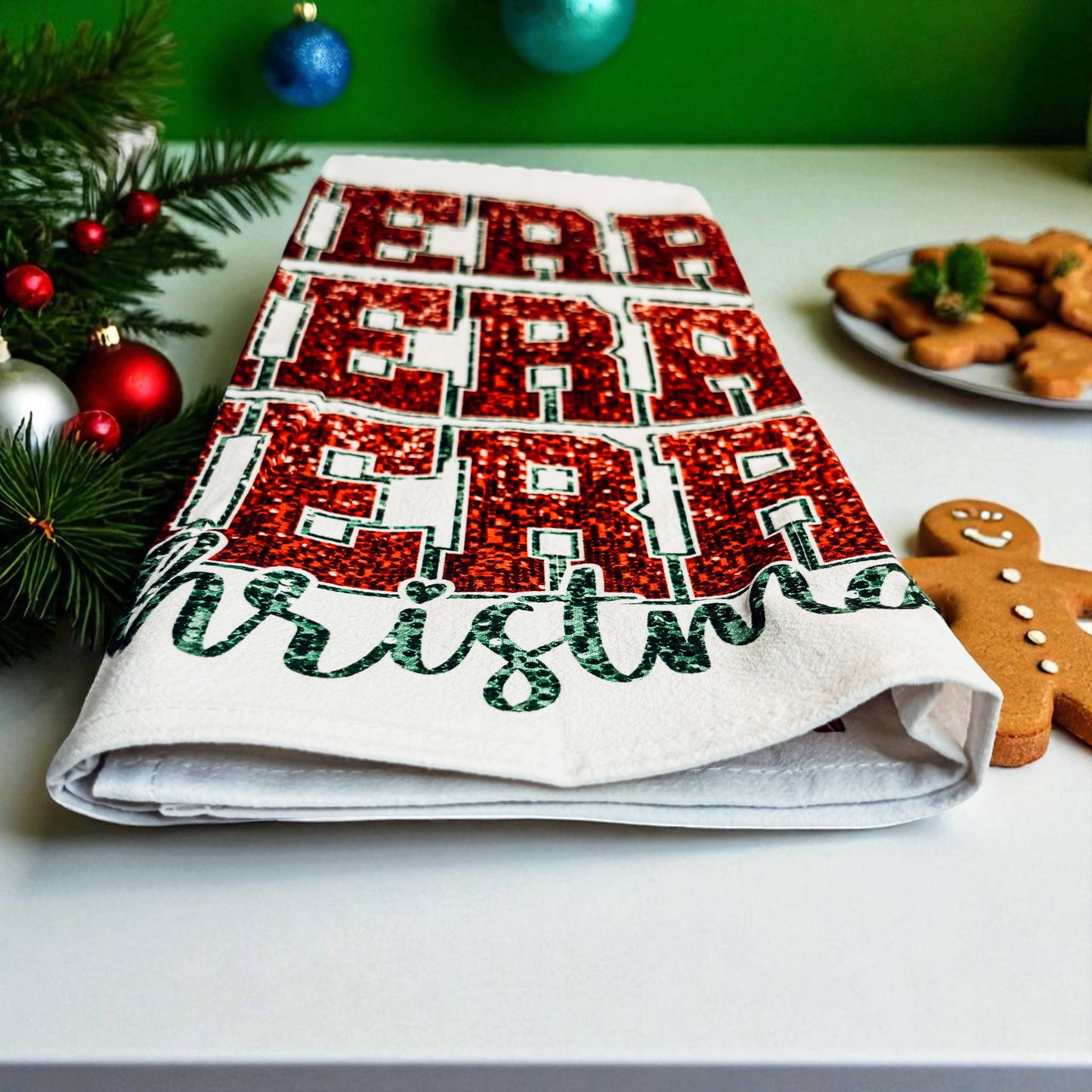 Griswold Christmas Decor | Jolliest Bunch | Tree Farm Towel