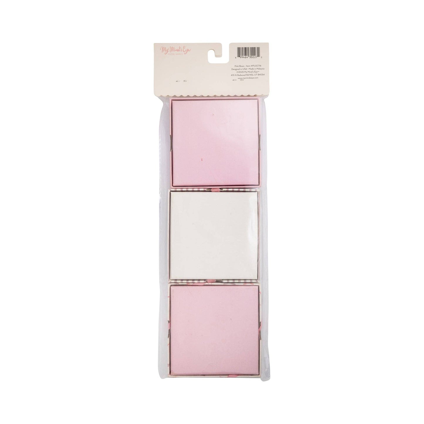 Pink Bows Gift Card Boxes