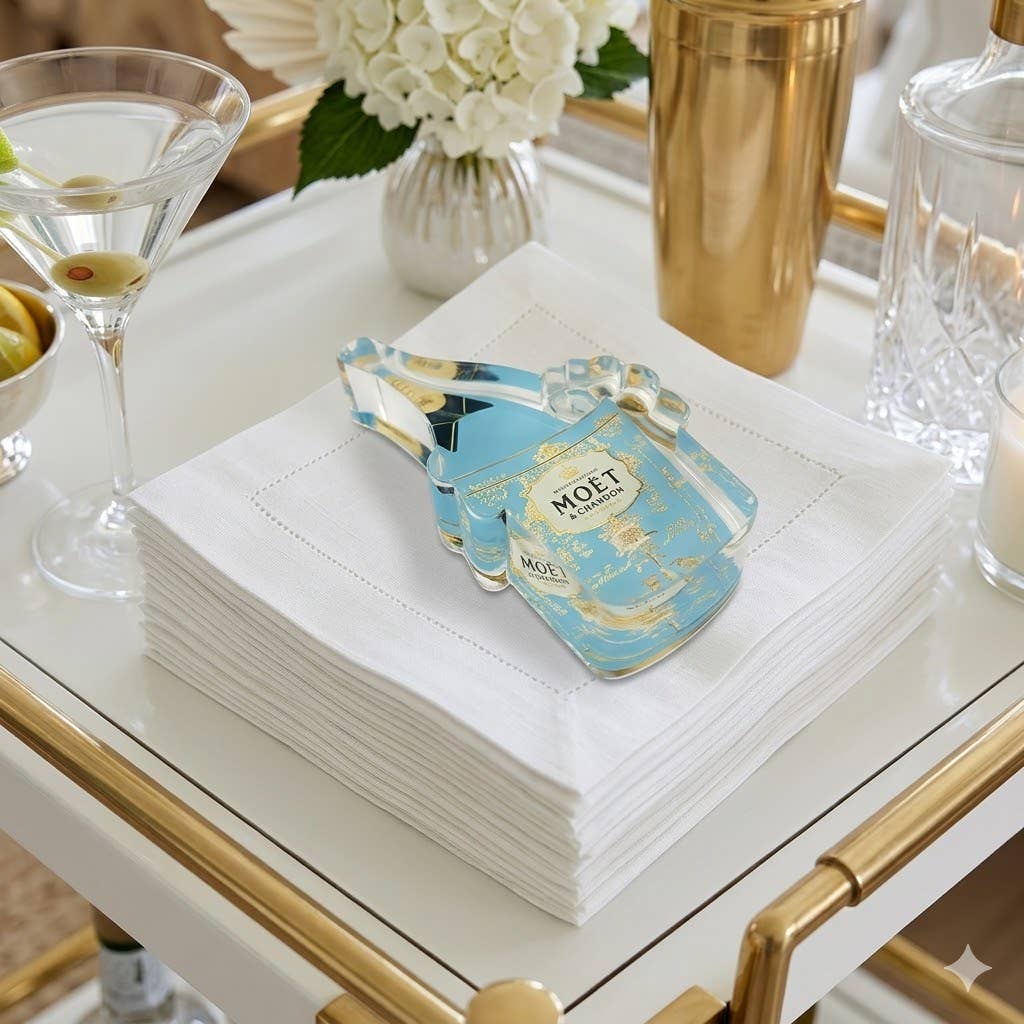 Acrylic Napkin Weight, Ice Bucket