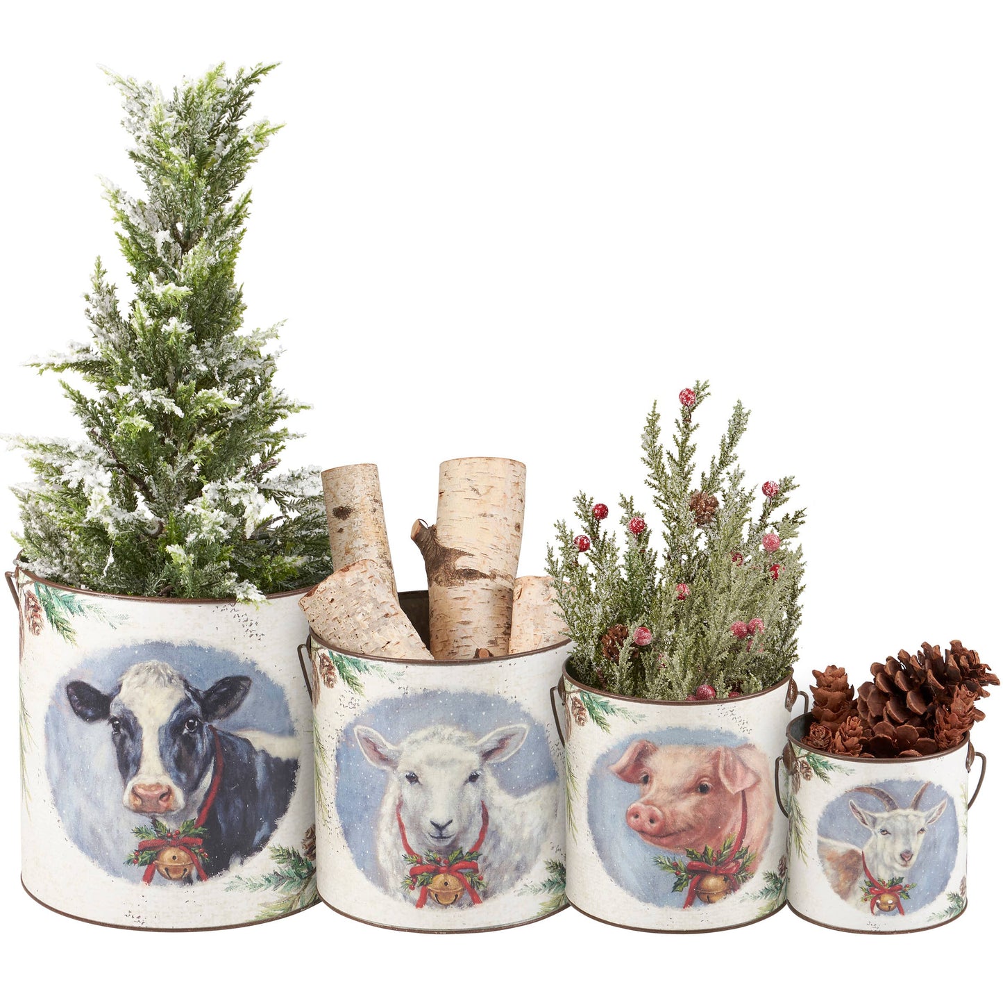 Festive Farm Bucket Set
