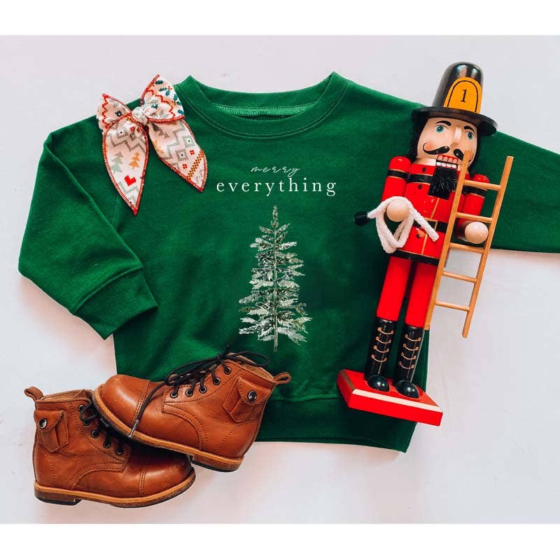 🎄 Merry Everything | Toddler, Kids & Adult Christmas Sweatshirt