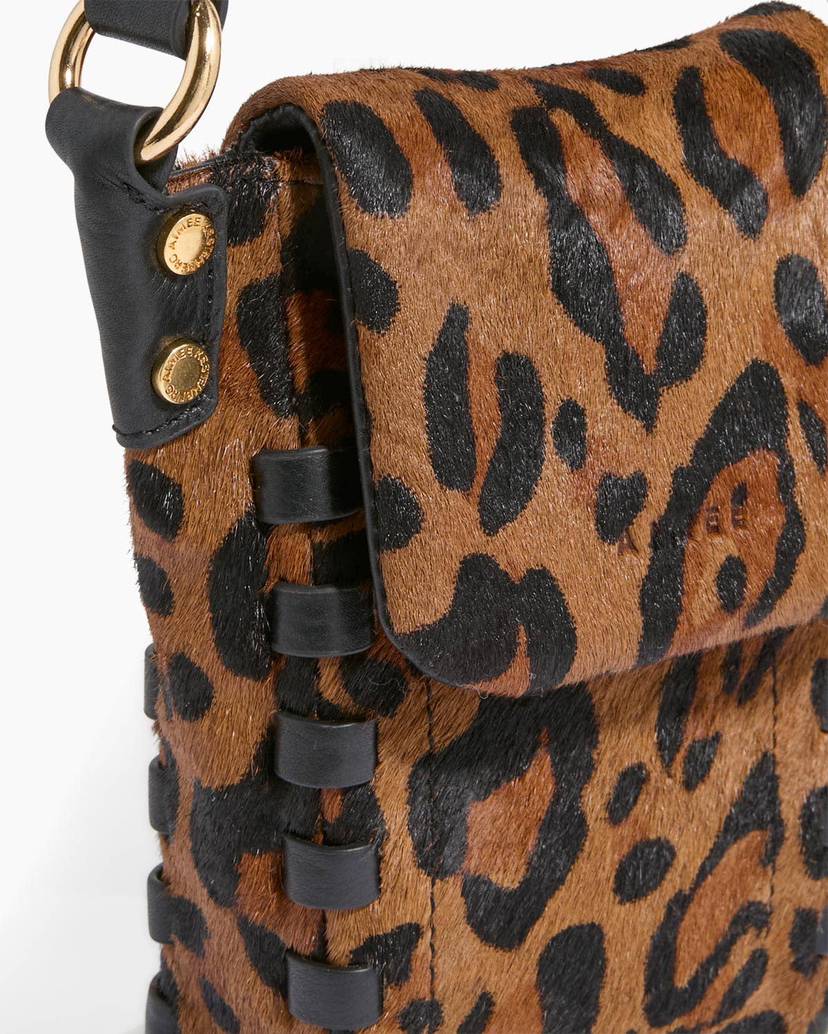 Zen Haircalf Leopard Crossbody Bag