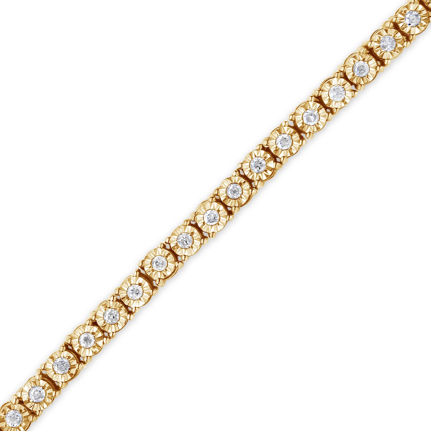 1 Carat Real Diamond Tennis Bracelet In Sterling Silver