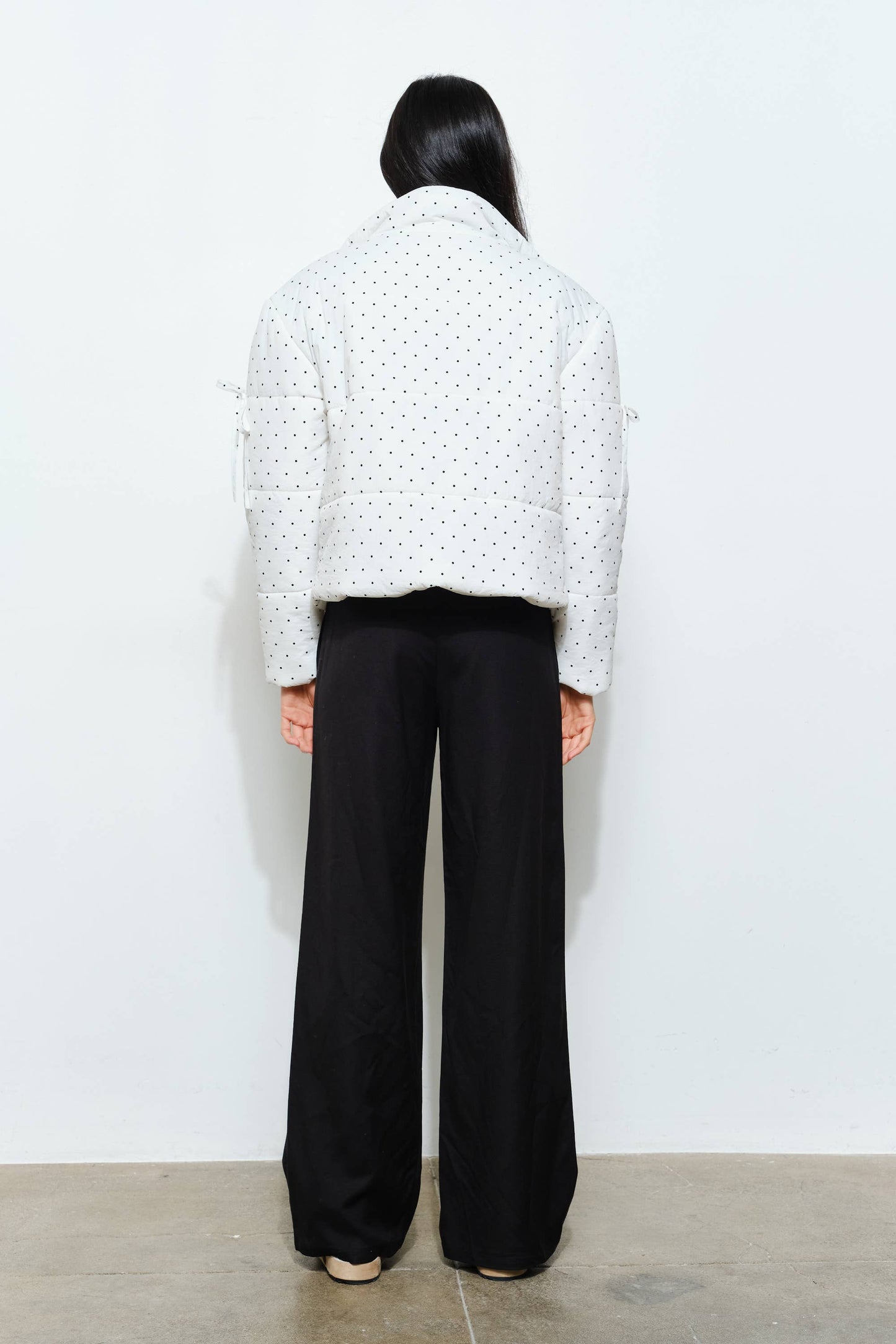 DAISY PUFFER JACKET - Cozy, Polkadot, Comfy