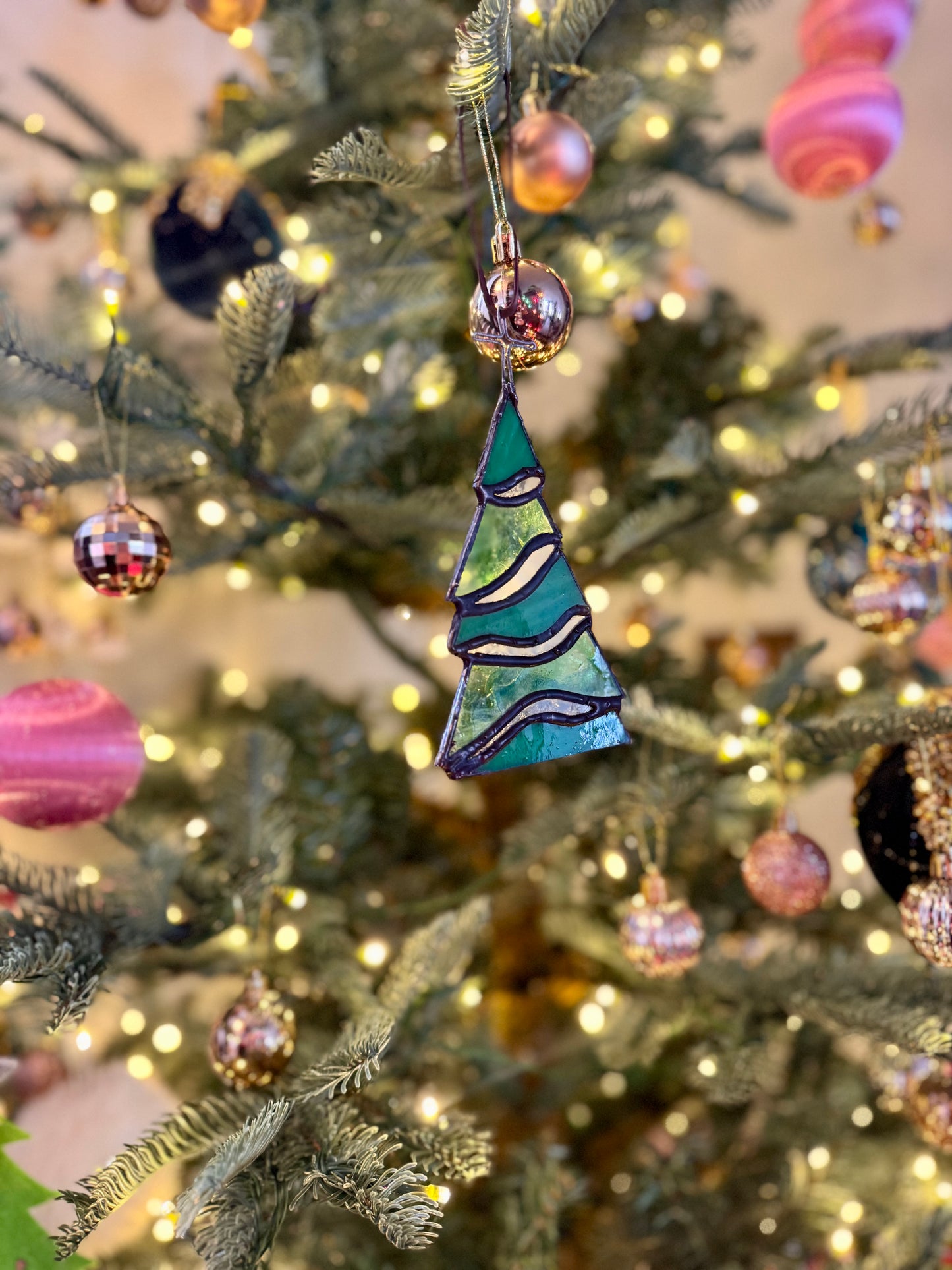 LIMITED QUANTITIES Handmade Stained Glass Ornaments by Trevor McClements