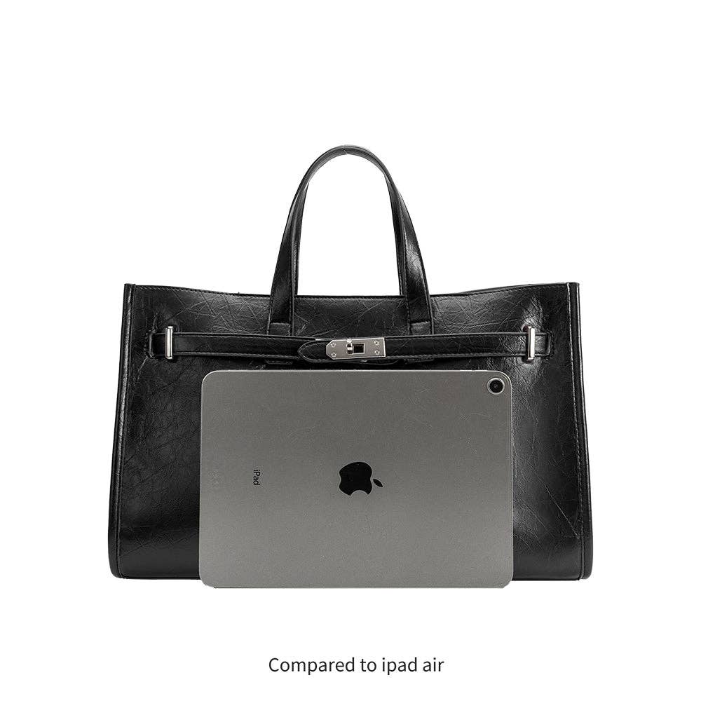 Sutton Burgundy Recycled Vegan Leather Tote Bag