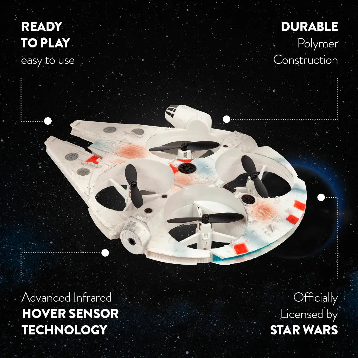 Star Wars Millennium Falcon Motion Sensing Drone