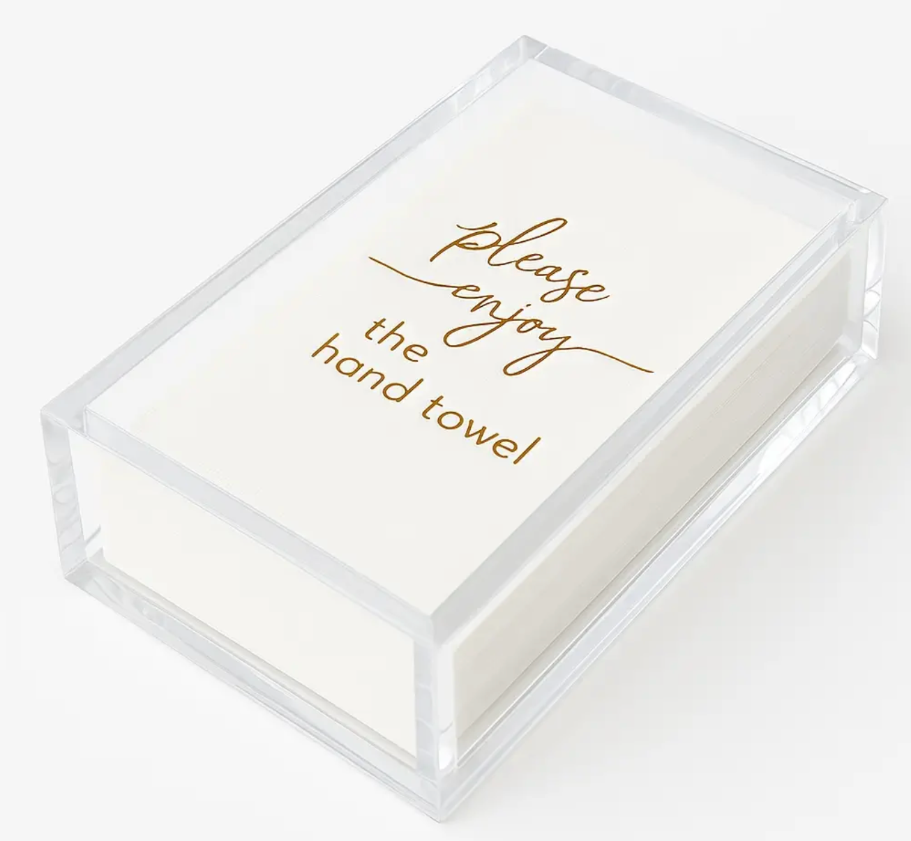 Guest Towel Napkins, Please Enjoy 