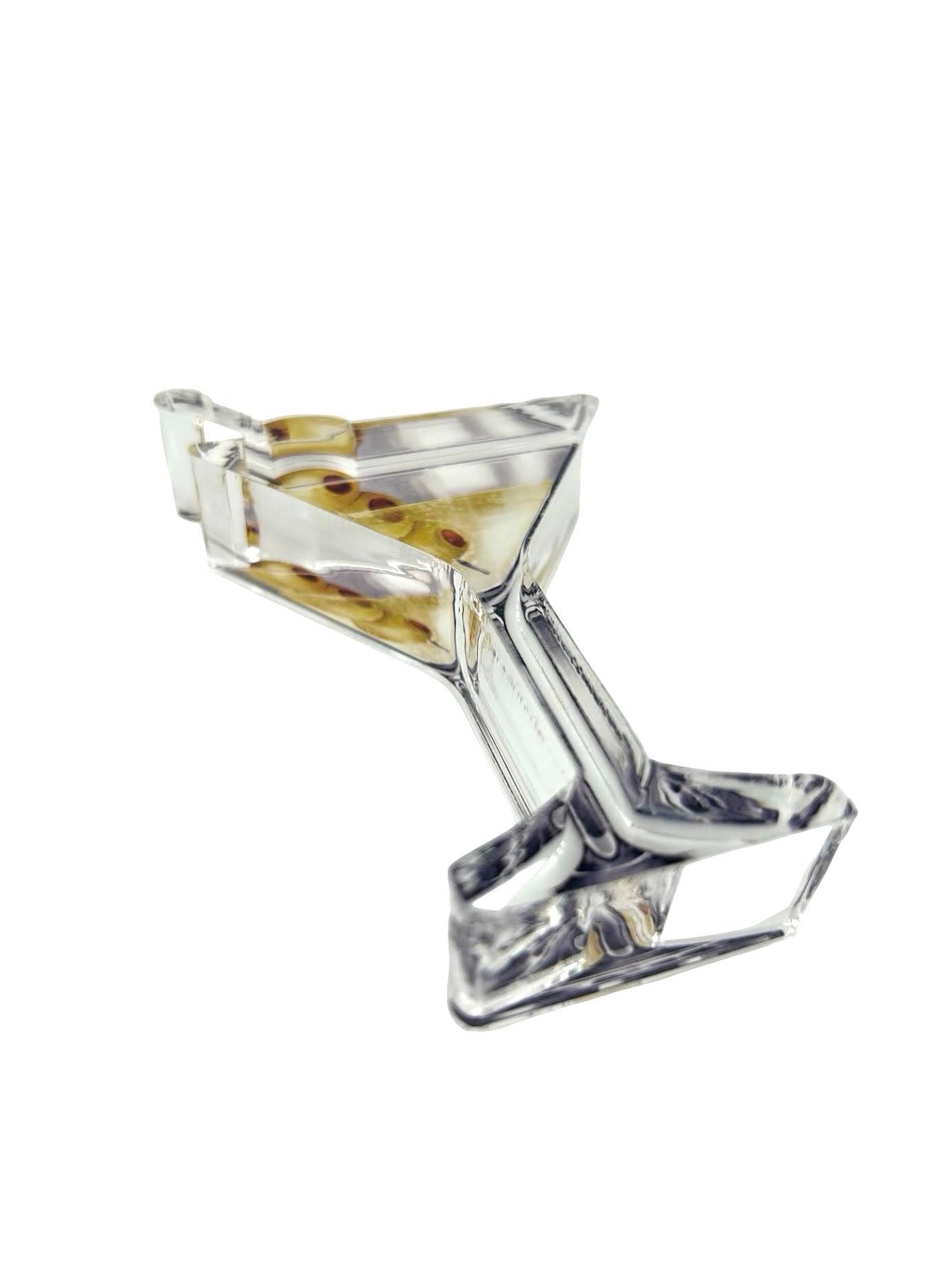 Acrylic Napkin Weight, Martini