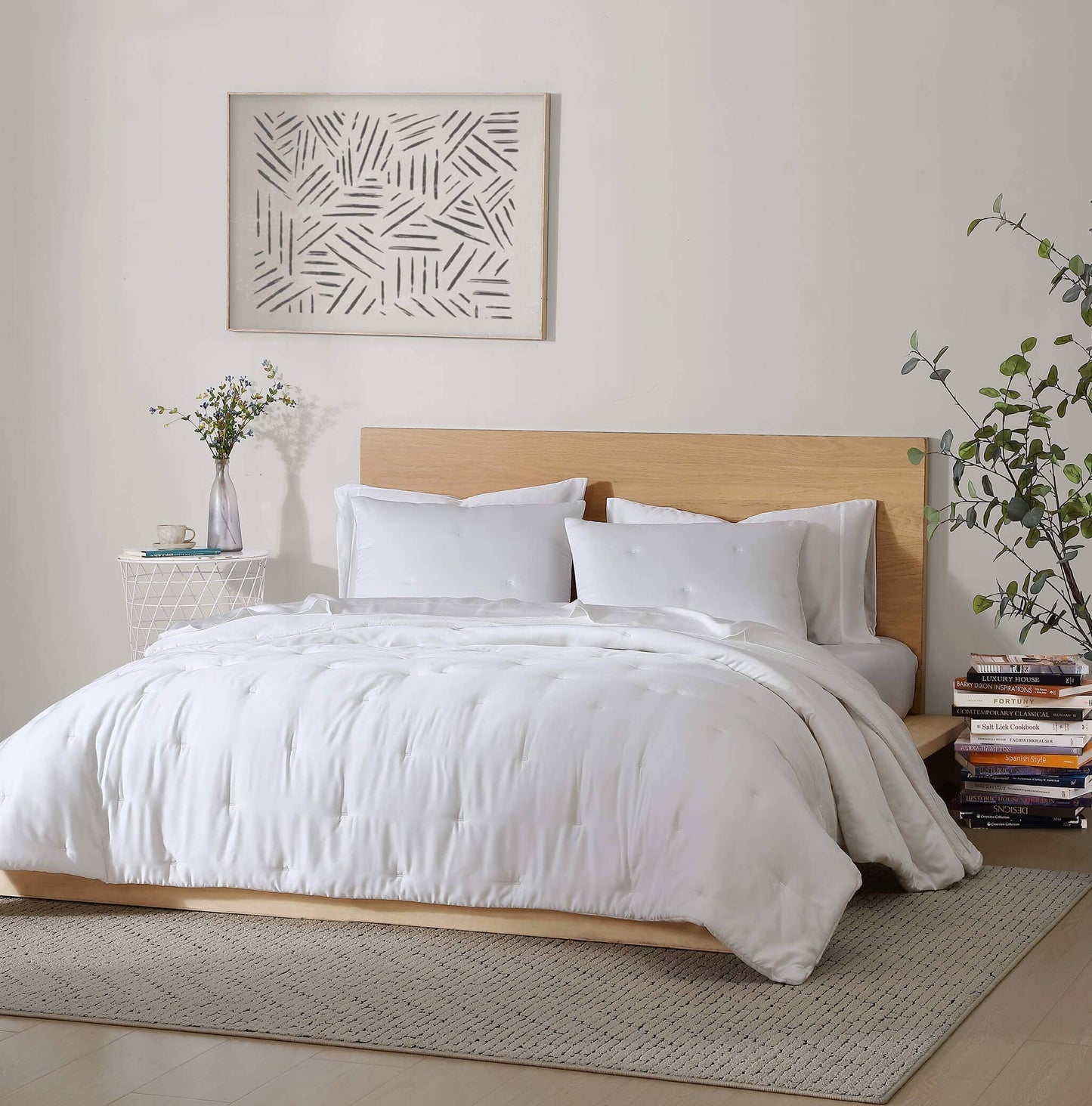 Silky Lyocell Stitch Comforter