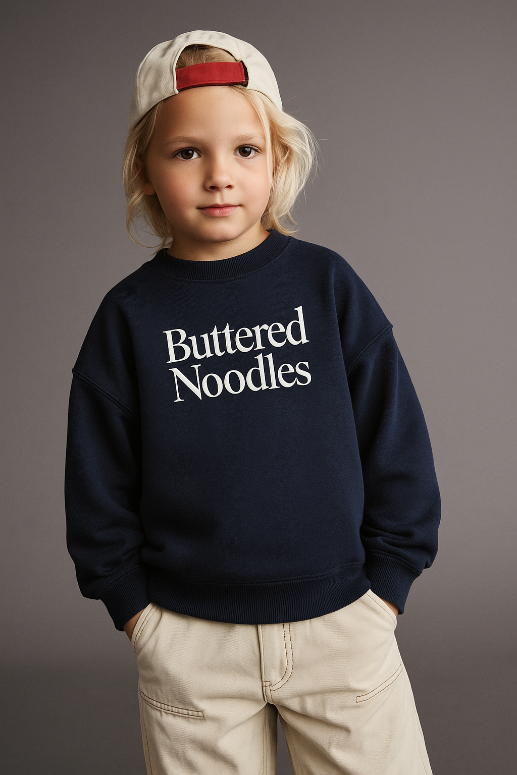 Kids Buttered Noodles Crewneck Sweatshirt