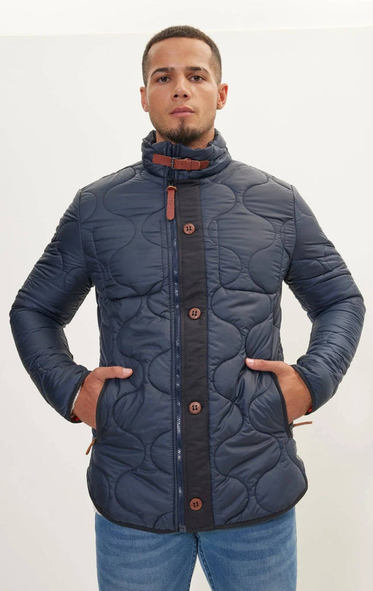 Men’s NYC Quilted Jacket – Navy