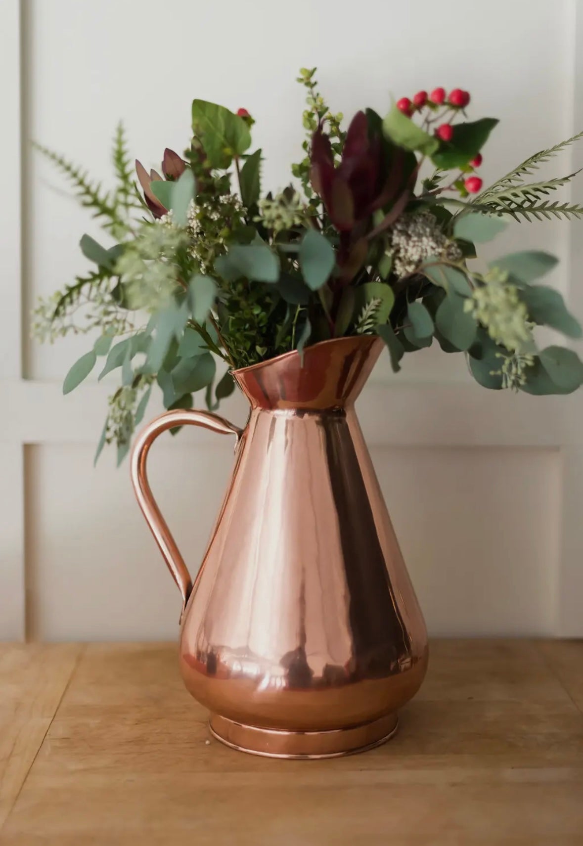 Large Copper Heirloom Vase